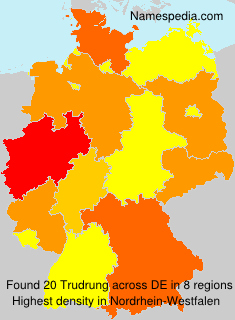 Surname Trudrung in Germany Surname Trudrung in Germany