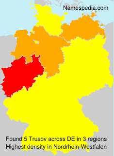 Surname Trusov in Germany Surname Trusov in Germany
