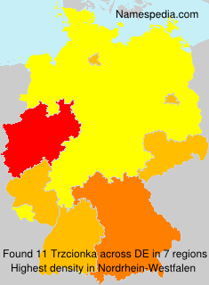 Surname Trzcionka in Germany Surname Trzcionka in Germany
