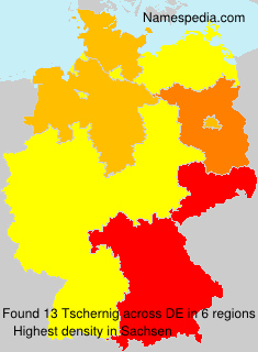 Surname Tschernig in Germany Surname Tschernig in Germany