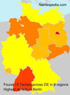 Surname Tscheu in Germany Surname Tscheu in Germany