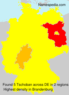 Surname Tschoban in Germany Surname Tschoban in Germany