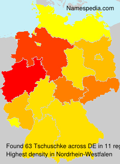 Surname Tschuschke in Germany Surname Tschuschke in Germany