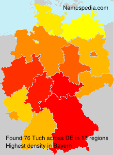 Surname Tuch in Germany Surname Tuch in Germany