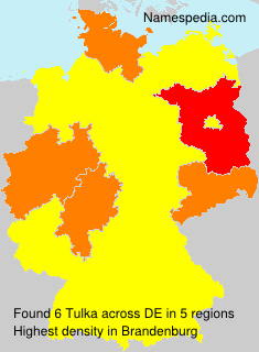Surname Tulka in Germany Surname Tulka in Germany