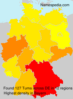 Surname Tuma in Germany Surname Tuma in Germany