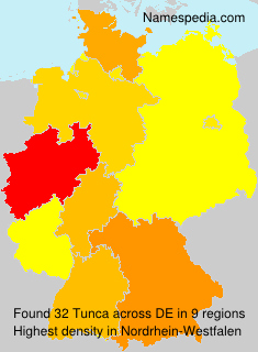Surname Tunca in Germany Surname Tunca in Germany