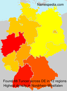 Surname Tuncer in Germany Surname Tuncer in Germany