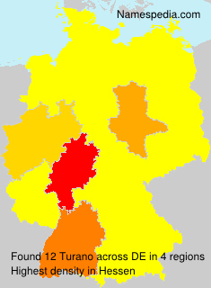 Surname Turano in Germany Surname Turano in Germany