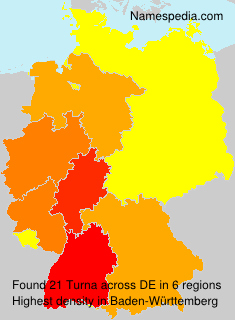 Surname Turna in Germany Surname Turna in Germany