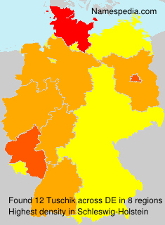Surname Tuschik in Germany Surname Tuschik in Germany