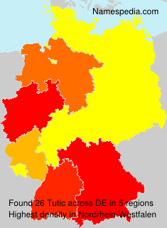 Surname Tutic in Germany Surname Tutic in Germany