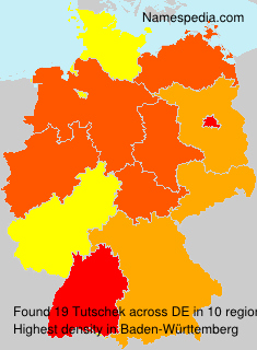 Surname Tutschek in Germany Surname Tutschek in Germany