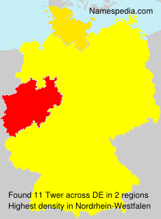 Surname Twer in Germany Surname Twer in Germany