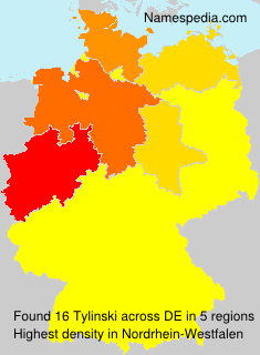 Surname Tylinski in Germany Surname Tylinski in Germany
