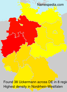 Surname Uckermann in Germany Surname Uckermann in Germany