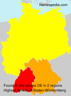 Surname Uhri in Germany