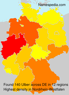 Surname Ulber in Germany