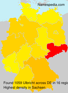 Surname Ulbricht in Germany Surname Ulbricht in Germany