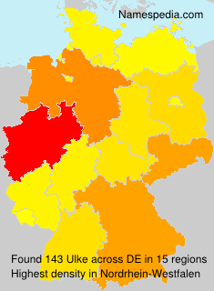 Surname Ulke in Germany Surname Ulke in Germany