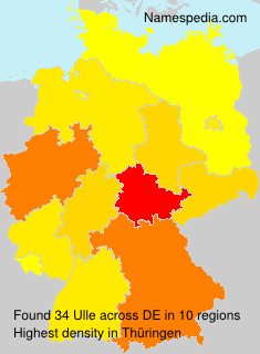 Surname Ulle in Germany