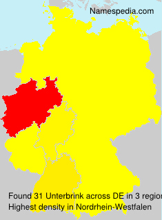 Surname Unterbrink in Germany Surname Unterbrink in Germany