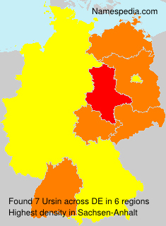 Surname Ursin in Germany Surname Ursin in Germany