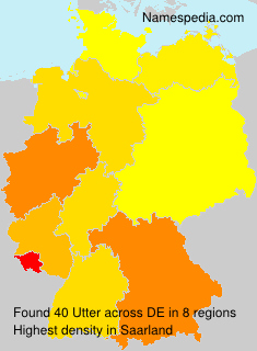 Surname Utter in Germany Surname Utter in Germany