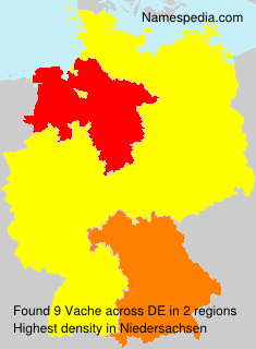 Surname Vache in Germany Surname Vache in Germany