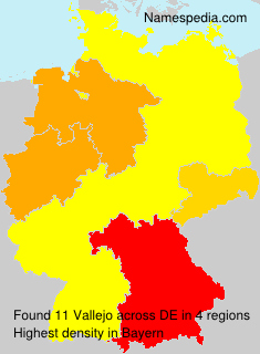 Surname Vallejo in Germany Surname Vallejo in Germany
