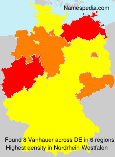 Surname Vanhauer in Germany Surname Vanhauer in Germany