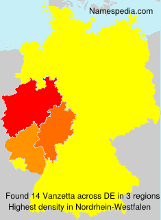 Surname Vanzetta in Germany Surname Vanzetta in Germany