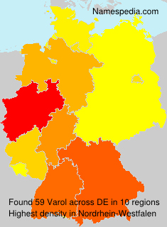 Surname Varol in Germany Surname Varol in Germany