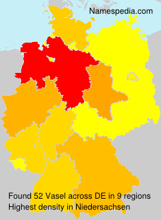 Surname Vasel in Germany Surname Vasel in Germany