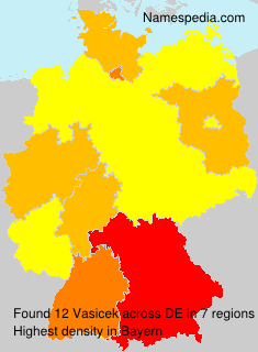 Surname Vasicek in Germany Surname Vasicek in Germany