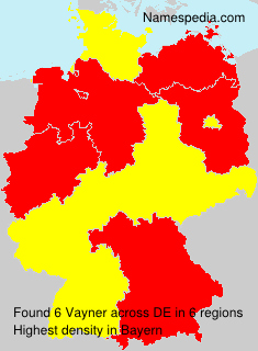 Surname Vayner in Germany Surname Vayner in Germany