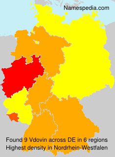 Surname Vdovin in Germany Surname Vdovin in Germany