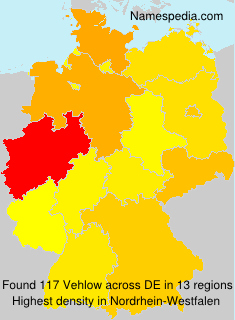 Surname Vehlow in Germany Surname Vehlow in Germany