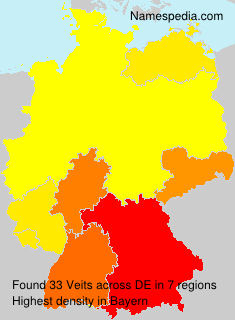 Surname Veits in Germany Surname Veits in Germany