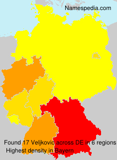 Surname Veljkovic in Germany Surname Veljkovic in Germany