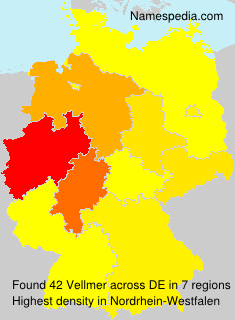 Surname Vellmer in Germany Surname Vellmer in Germany