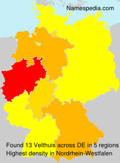Surname Velthuis in Germany Surname Velthuis in Germany