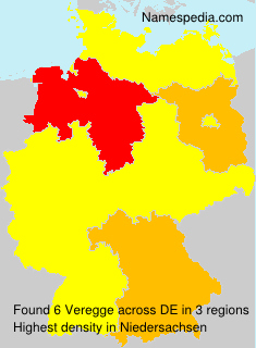 Surname Veregge in Germany Surname Veregge in Germany