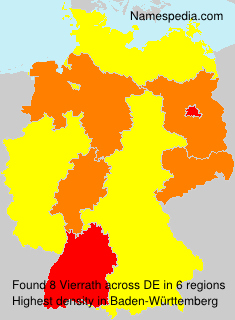 Surname Vierrath in Germany Surname Vierrath in Germany