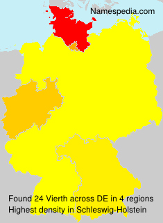 Surname Vierth in Germany Surname Vierth in Germany
