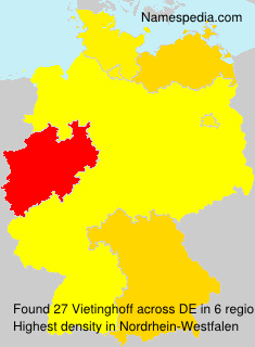 Surname Vietinghoff in Germany Surname Vietinghoff in Germany