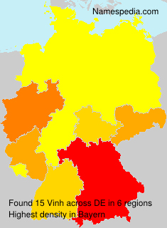 Surname Vinh in Germany Surname Vinh in Germany