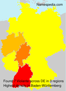 Surname Violante in Germany Surname Violante in Germany