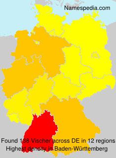 Surname Vischer in Germany Surname Vischer in Germany