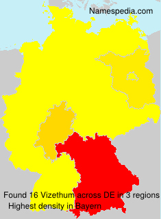 Surname Vizethum in Germany Surname Vizethum in Germany